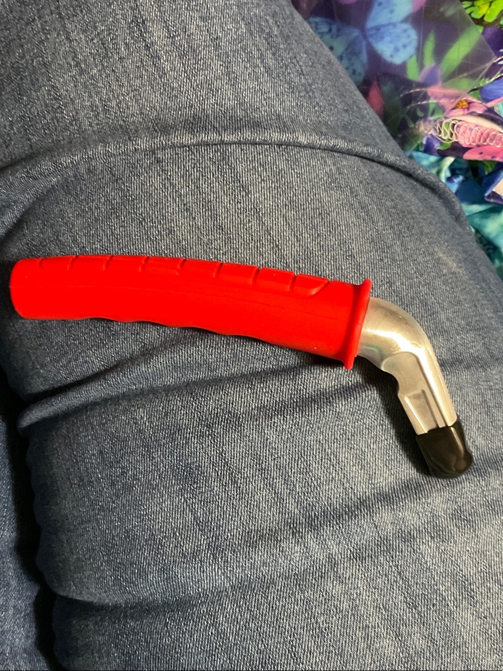 Auto cane portable vehicle support handle